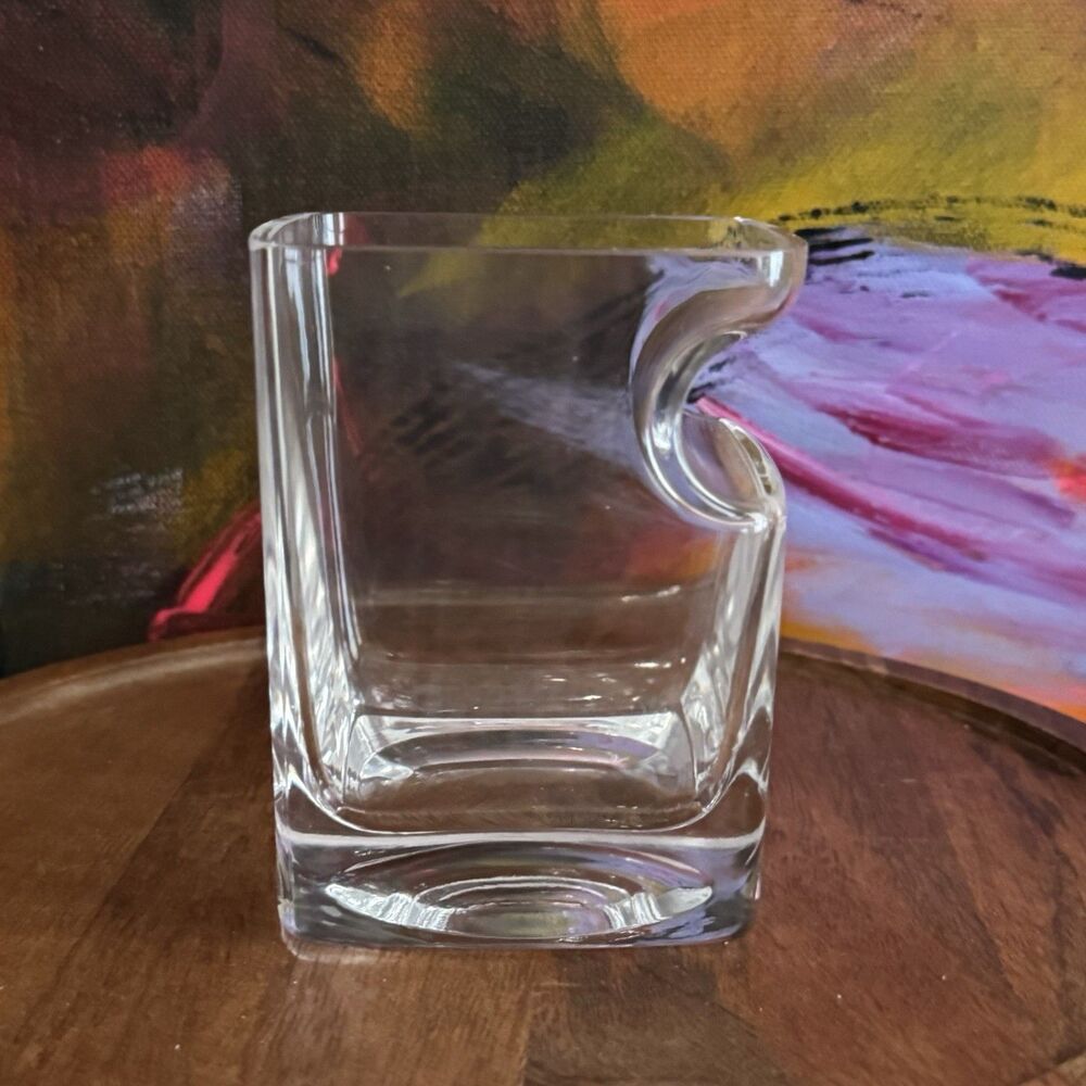 2 Cigar Holder Whiskey Glasses Double Old Fashioned Rocks Glasses 9oz
